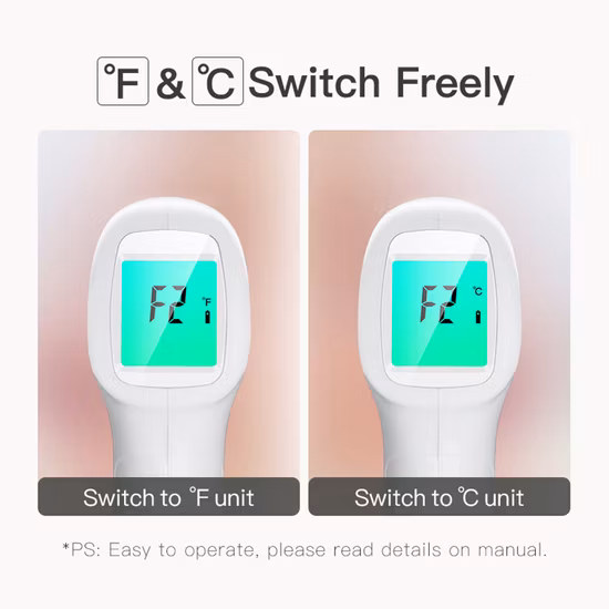 Termômetro eletrônico digital inteligente, termômetro de ouvido, termômetro infravermelho para bebê, termômetro de testa