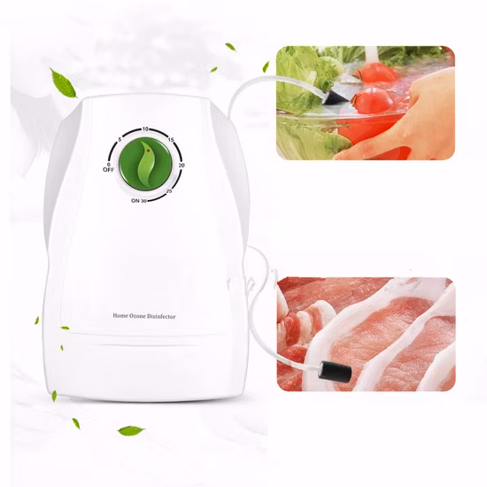 Gerador de ozônio com controle de temporizador 300mg/H purificador de ar e água para vegetais e frutas