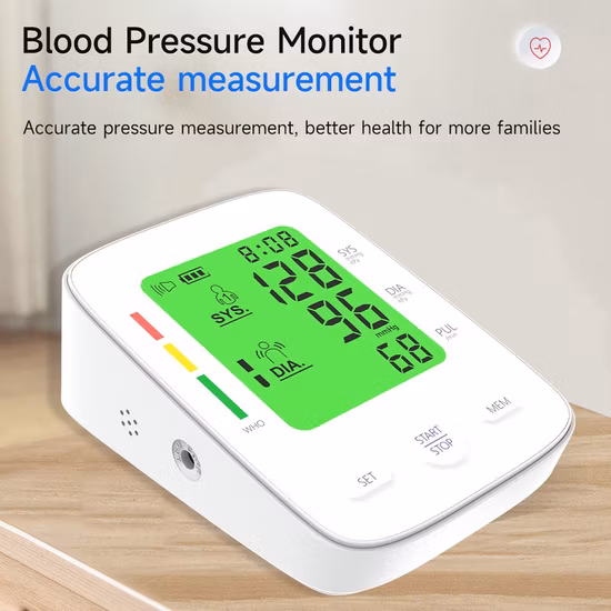 Monitor de pressão arterial digital portátil eletrônico médico